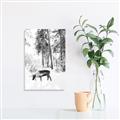 Picture of Moose in the snow _GroupedProduct_Rectangle_Portrait_Photography _GroupedProduct_Rectangle_Portrait_Unframed_Print_Only_
