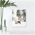 Picture of Moose in the snow _GroupedProduct_Rectangle_Portrait_Photography _GroupedProduct_Rectangle_Portrait_Unframed_Print_Only_