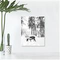 Picture of Moose in the snow _GroupedProduct_Rectangle_Portrait_Photography _GroupedProduct_Rectangle_Portrait_Unframed_Print_Only_