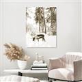 Picture of Moose in the snow _GroupedProduct_Rectangle_Portrait_Photography _GroupedProduct_Rectangle_Portrait_Unframed_Print_Only_