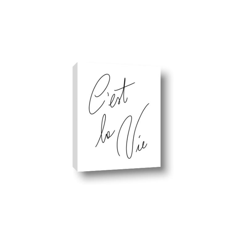 Picture of C'est La Vie II _GroupedProduct_Rectangle_Portrait_Canvas_