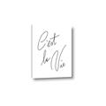 Picture of C'est La Vie II _GroupedProduct_Rectangle_Portrait_Canvas_