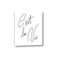 Picture of C'est La Vie II _GroupedProduct_Rectangle_Portrait_Canvas_
