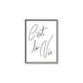 Picture of C'est La Vie II _GroupedProduct_Rectangle_Portrait_Canvas_Framed_