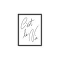 Picture of C'est La Vie II _GroupedProduct_Rectangle_Portrait_Canvas_Framed_
