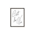 Picture of C'est La Vie II _GroupedProduct_Rectangle_Portrait_Canvas_Framed_