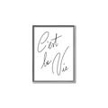 Picture of C'est La Vie II _GroupedProduct_Rectangle_Portrait_Canvas_Framed_