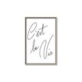 Picture of C'est La Vie II _GroupedProduct_Rectangle_Portrait_Canvas_Framed_