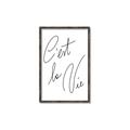 Picture of C'est La Vie II _GroupedProduct_Rectangle_Portrait_Canvas_Framed_