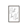 Picture of C'est La Vie II _GroupedProduct_Rectangle_Portrait_Canvas_Framed_