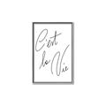 Picture of C'est La Vie II _GroupedProduct_Rectangle_Portrait_Canvas_Framed_