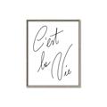 Picture of C'est La Vie II _GroupedProduct_Rectangle_Portrait_Canvas_Framed_