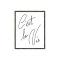 Picture of C'est La Vie II _GroupedProduct_Rectangle_Portrait_Canvas_Framed_