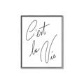 Picture of C'est La Vie II _GroupedProduct_Rectangle_Portrait_Canvas_Framed_