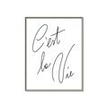Picture of C'est La Vie II _GroupedProduct_Rectangle_Portrait_Canvas_Framed_