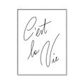 Picture of C'est La Vie II _GroupedProduct_Rectangle_Portrait_Canvas_Framed_
