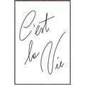Picture of C'est La Vie II _GroupedProduct_Rectangle_Portrait_Canvas_Framed_