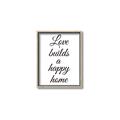 Picture of A Happy Home _GroupedProduct_Rectangle_Portrait_Canvas_Framed_