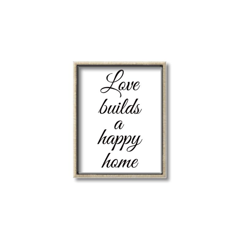 Picture of A Happy Home _GroupedProduct_Rectangle_Portrait_Canvas_Framed_