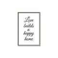 Picture of A Happy Home _GroupedProduct_Rectangle_Portrait_Canvas_Framed_