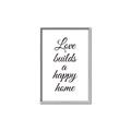 Picture of A Happy Home _GroupedProduct_Rectangle_Portrait_Canvas_Framed_