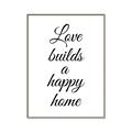 Picture of A Happy Home _GroupedProduct_Rectangle_Portrait_Canvas_Framed_