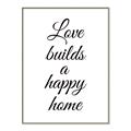 Picture of A Happy Home _GroupedProduct_Rectangle_Portrait_Canvas_Framed_