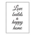 Picture of A Happy Home _GroupedProduct_Rectangle_Portrait_Canvas_Framed_