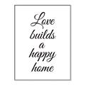 Picture of A Happy Home _GroupedProduct_Rectangle_Portrait_Canvas_Framed_
