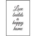Picture of A Happy Home _GroupedProduct_Rectangle_Portrait_Canvas_Framed_