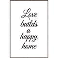 Picture of A Happy Home _GroupedProduct_Rectangle_Portrait_Canvas_Framed_