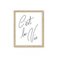 Picture of C'est La Vie II _GroupedProduct_Rectangle_Portrait_Framed_Matted_