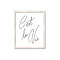 Picture of C'est La Vie II _GroupedProduct_Rectangle_Portrait_Framed_Matted_