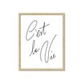 Picture of C'est La Vie II _GroupedProduct_Rectangle_Portrait_Framed_Matted_