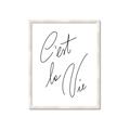 Picture of C'est La Vie II _GroupedProduct_Rectangle_Portrait_Framed_Matted_