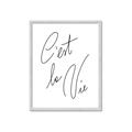 Picture of C'est La Vie II _GroupedProduct_Rectangle_Portrait_Framed_Matted_
