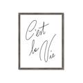 Picture of C'est La Vie II _GroupedProduct_Rectangle_Portrait_Framed_Matted_