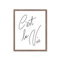 Picture of C'est La Vie II _GroupedProduct_Rectangle_Portrait_Framed_Matted_