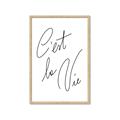 Picture of C'est La Vie II _GroupedProduct_Rectangle_Portrait_Framed_Matted_