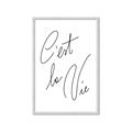 Picture of C'est La Vie II _GroupedProduct_Rectangle_Portrait_Framed_Matted_