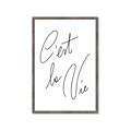 Picture of C'est La Vie II _GroupedProduct_Rectangle_Portrait_Framed_Matted_