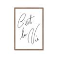 Picture of C'est La Vie II _GroupedProduct_Rectangle_Portrait_Framed_Matted_