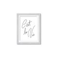 Picture of C'est La Vie II _GroupedProduct_Rectangle_Portrait_Framed_Matted_