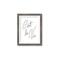 Picture of C'est La Vie II _GroupedProduct_Rectangle_Portrait_Framed_Matted_