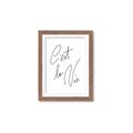 Picture of C'est La Vie II _GroupedProduct_Rectangle_Portrait_Framed_Matted_