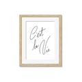 Picture of C'est La Vie II _GroupedProduct_Rectangle_Portrait_Framed_Matted_