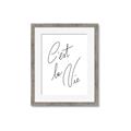 Picture of C'est La Vie II _GroupedProduct_Rectangle_Portrait_Framed_Matted_