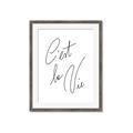 Picture of C'est La Vie II _GroupedProduct_Rectangle_Portrait_Framed_Matted_