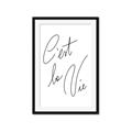 Picture of C'est La Vie II _GroupedProduct_Rectangle_Portrait_Framed_Matted_