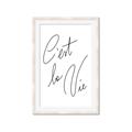 Picture of C'est La Vie II _GroupedProduct_Rectangle_Portrait_Framed_Matted_